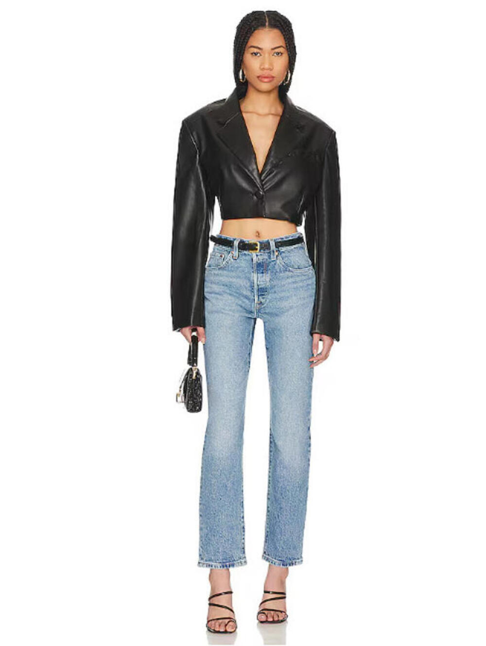 Revolve LEVI'S 501 Straight Jeans Hollow Days blue size 26 X 30 NWT $110 msrp - Picture 3 of 10